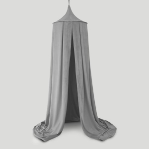 Baldachim VELVET dla dzieci VE2218 | szary