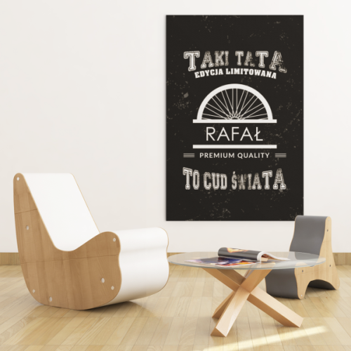 Obraz  dla Taty - Dzień Ojca wzór DT02 | rower