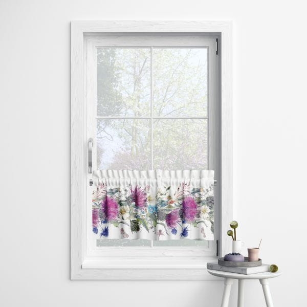 Zazdrostka SUMMER wzór SM06 | akwarelowe trzmiele - falbana