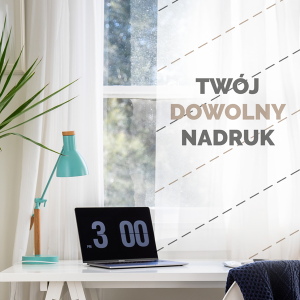 Firana z dowolnym nadrukiem