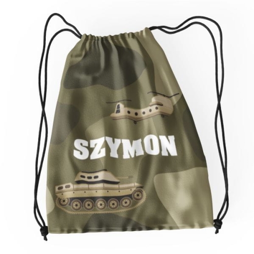 Plecak Worek CITY LIFE wzór D119 z imieniem | moro khaki