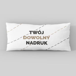 Poduszka long z dowolnym nadrukiem