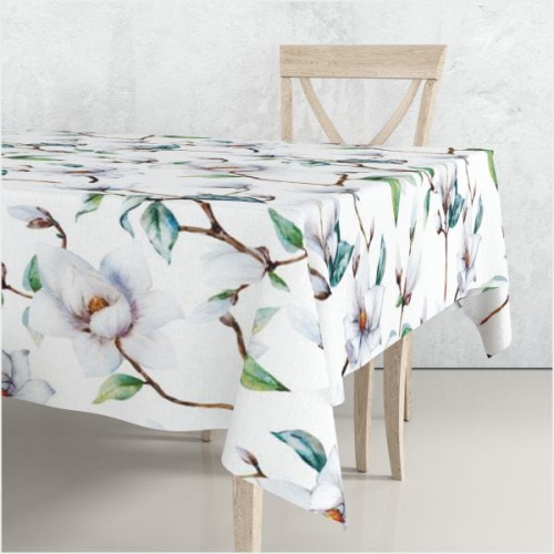 Obrus SPRING wzór SP15 | biała magnolia