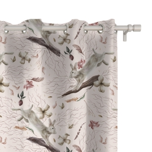 Zasłona AUTUMN wzór AT29 | jesienne zające