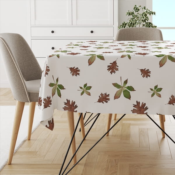 Obrus AUTUMN wzór AT33 | dębowe i kasztanowe liście