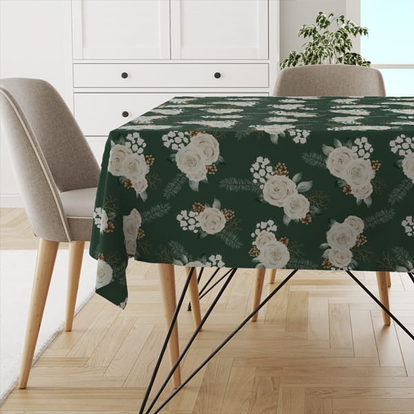 Obrus WINTER wzór BN53 | Zimowe róże