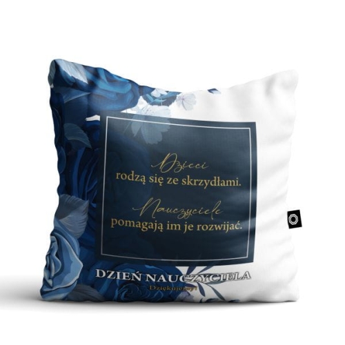 Poduszka dla nauczyciela 40 × 40 cm  | Dzień Nauczyciela 