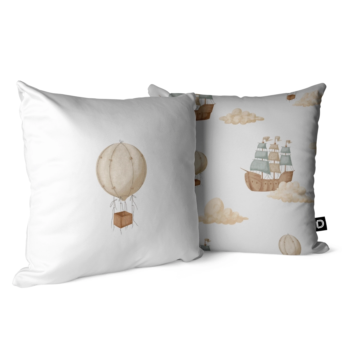 Poduszka dla dzieci OCEAN DREAM wzór D1221 | balon