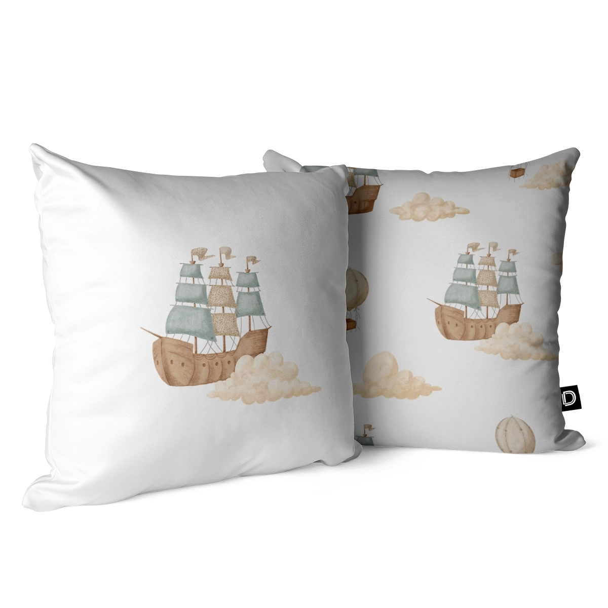 Poduszka dla dzieci OCEAN DREAM wzór D122 | statek