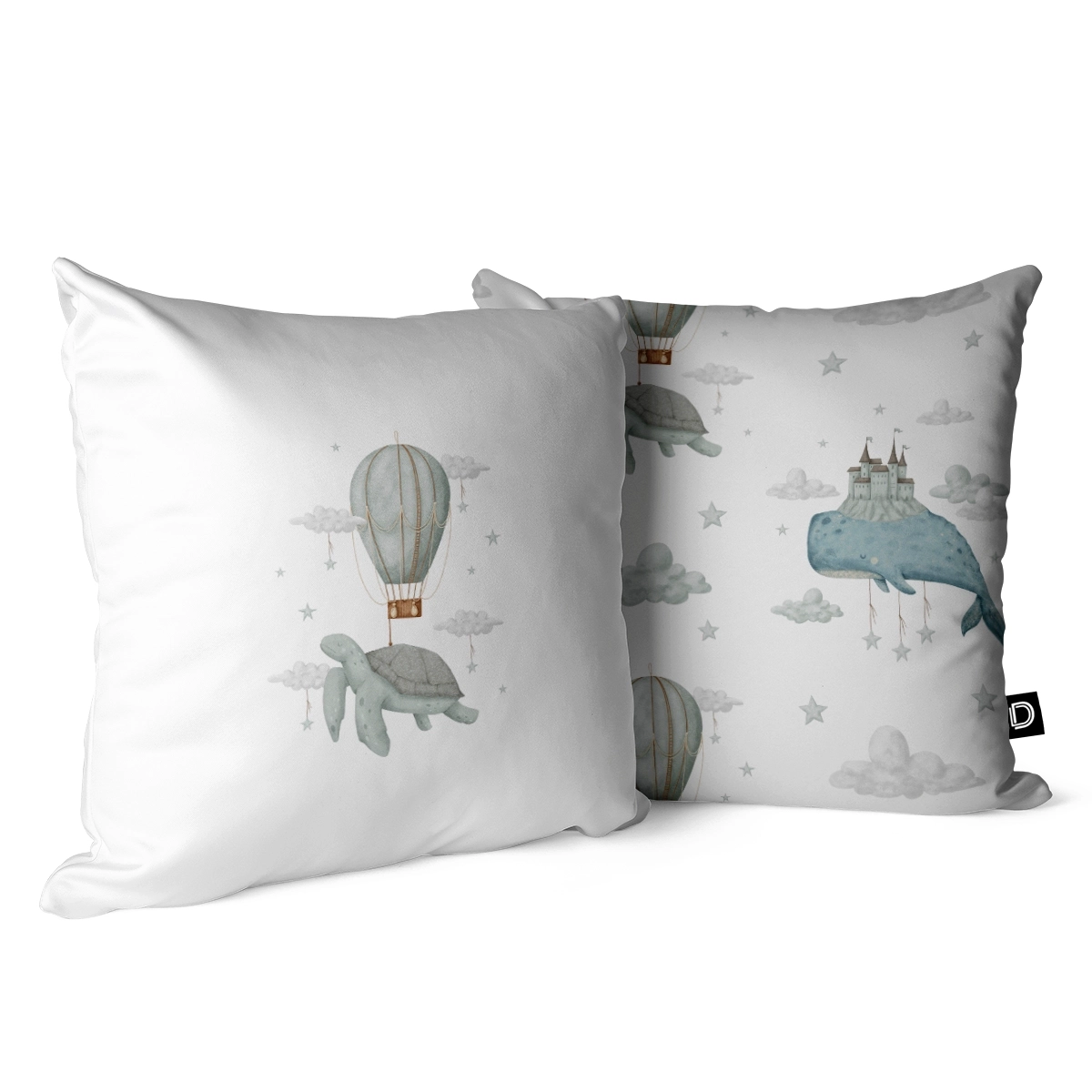 Poduszka dla dzieci OCEAN DREAM wzór D127 | żółw
