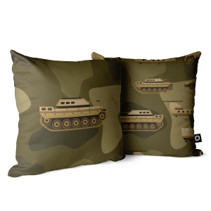 Poduszka dla dzieci CITY LIFE wzór D119 | moro khaki