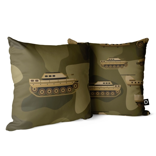 Poduszka dla dzieci CITY LIFE wzór D119 | moro khaki