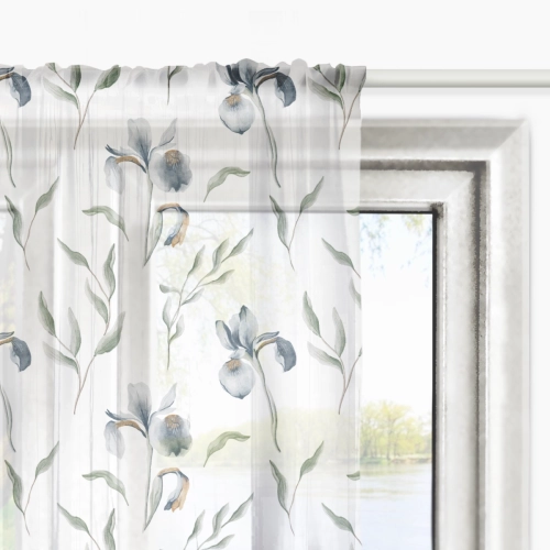 Firana SPRING wzór SP18 | irysy