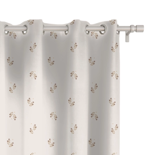 Zasłona dla dzieci PRETTY FLOWERS wzór D137 | kwiatowe gałązki