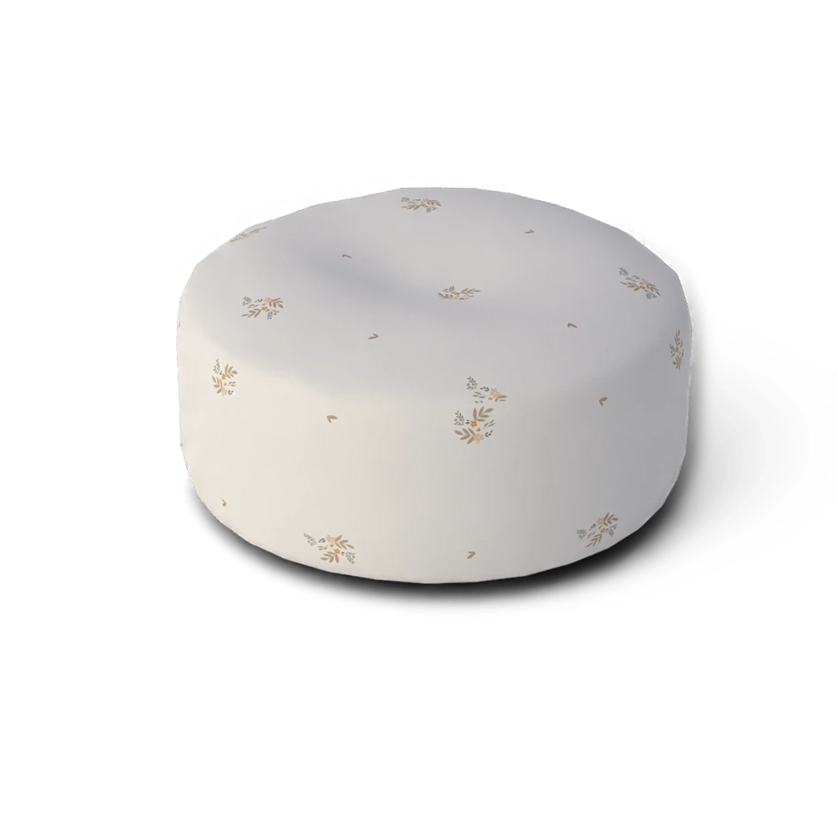 Pufa podnóżek dla dzieci PRETTY FLOWERS wzór D135 | drobne bukiety