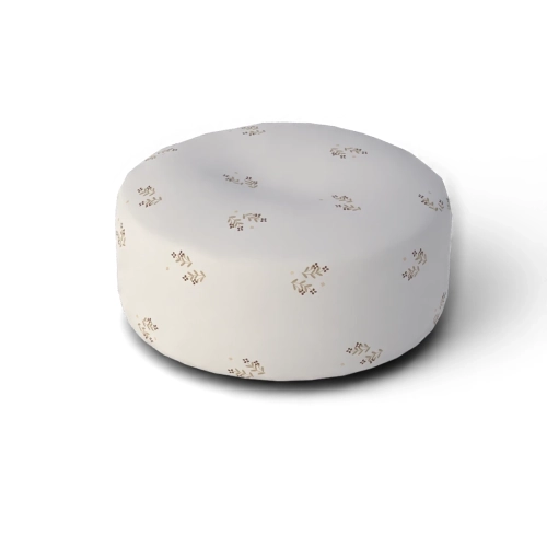 Pufa podnóżek dla dzieci PRETTY FLOWERS wzór D137 | kwiatowe gałązki