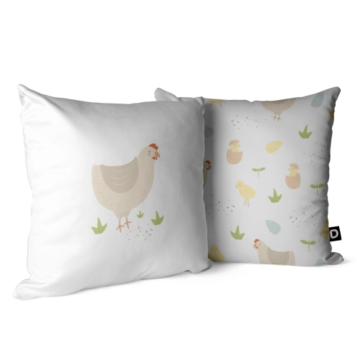 Poduszka dla dzieci LOVELY FARM wzór D150 | kurka