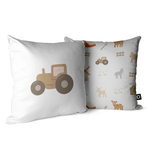 Poduszka dla dzieci LOVELY FARM wzór D156 | traktor 