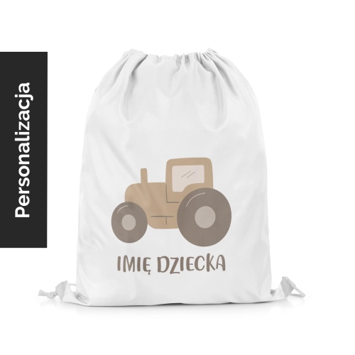 Plecak Worek dla dzieci LOVELY FARM wzór D156 z imieniem | traktor