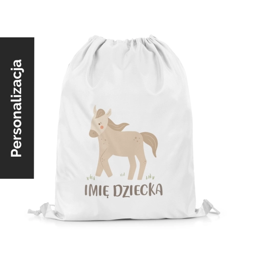 Plecak Worek dla dzieci LOVELY FARM wzór D156 | konik
