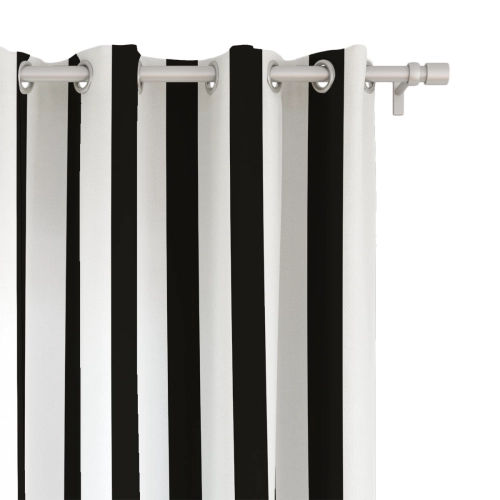 Zasłona BLACK & WHITE  wzór CB16 | pionowe pasy