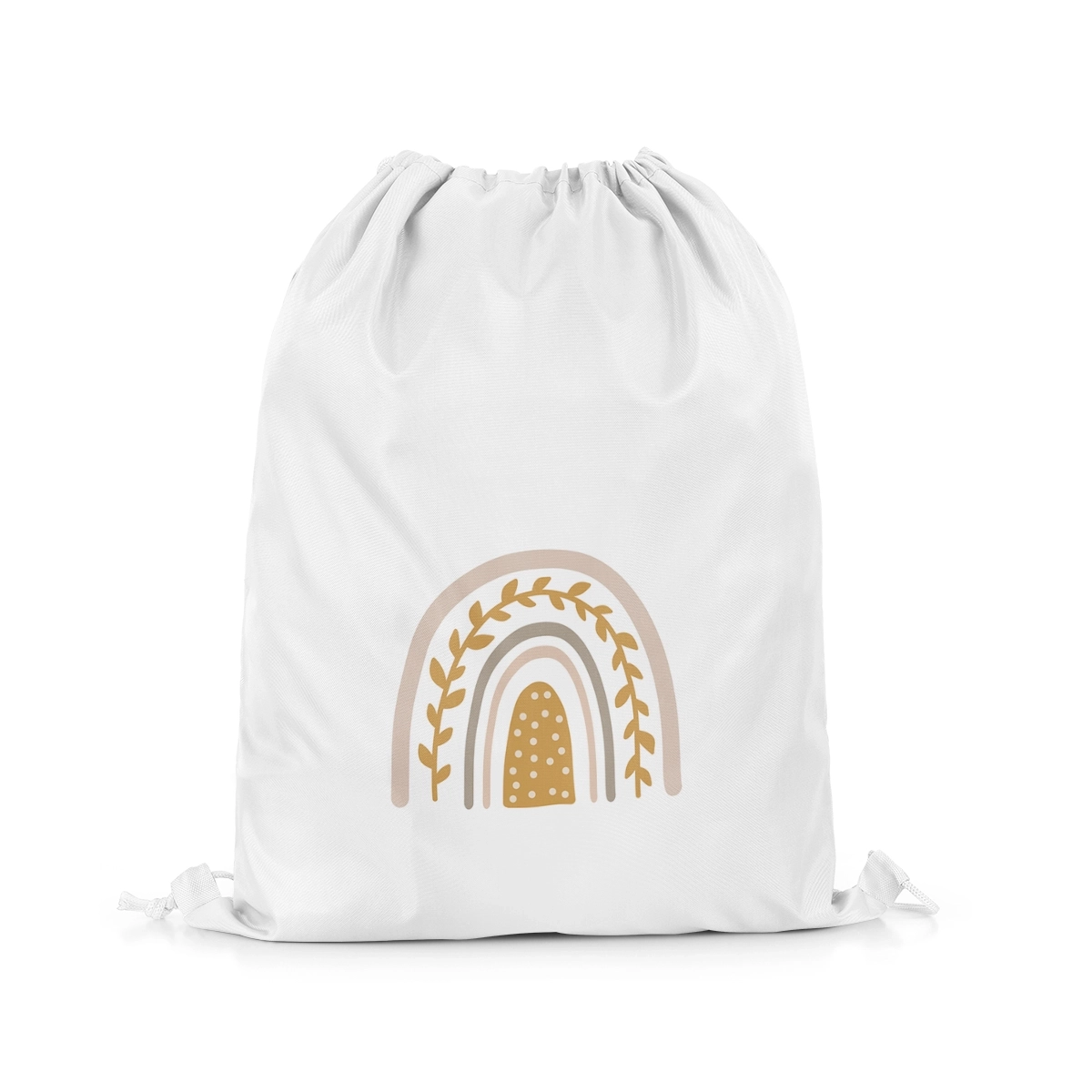 Plecak Worek dla dzieci INDIAN BOHO wzór D182 | tęcze w kropki