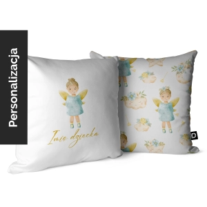 Poduszka dla dzieci FAIRY TALES wzór D145 z imieniem | nocna wróżka 