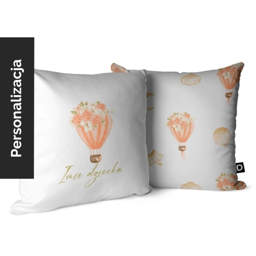 Poduszka dla dzieci FAIRY TALES wzór D142 z imieniem | balon 