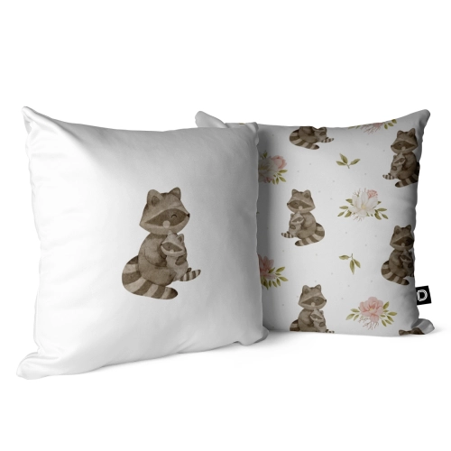 Poduszka dla dzieci FOREST FRIENDS wzór D175 | rodzina szopów