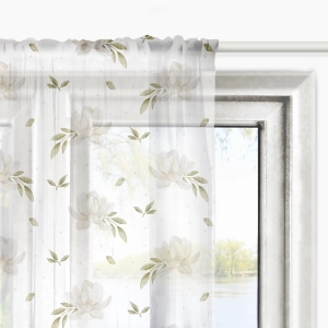 Firana dla dzieci FOREST FRIENDS wzór D162 | kwiat magnolii