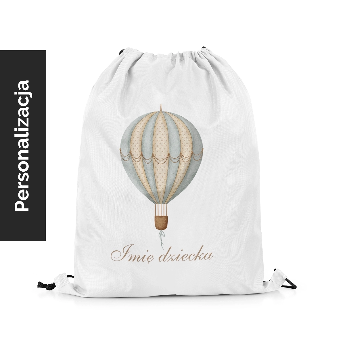 Plecak Worek dla dzieci OCEAN DREAM wzór D123 z imieniem | balon