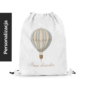 Plecak Worek dla dzieci OCEAN DREAM wzór D123 z imieniem | balon