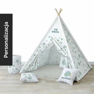 Namiot TIPI dla dzieci OCEAN DREAM wzór D197 | błękitna rybka