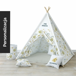 Namiot TIPI dla dzieci OCEAN DREAM wzór D203 | bajkowa rafa koralowa