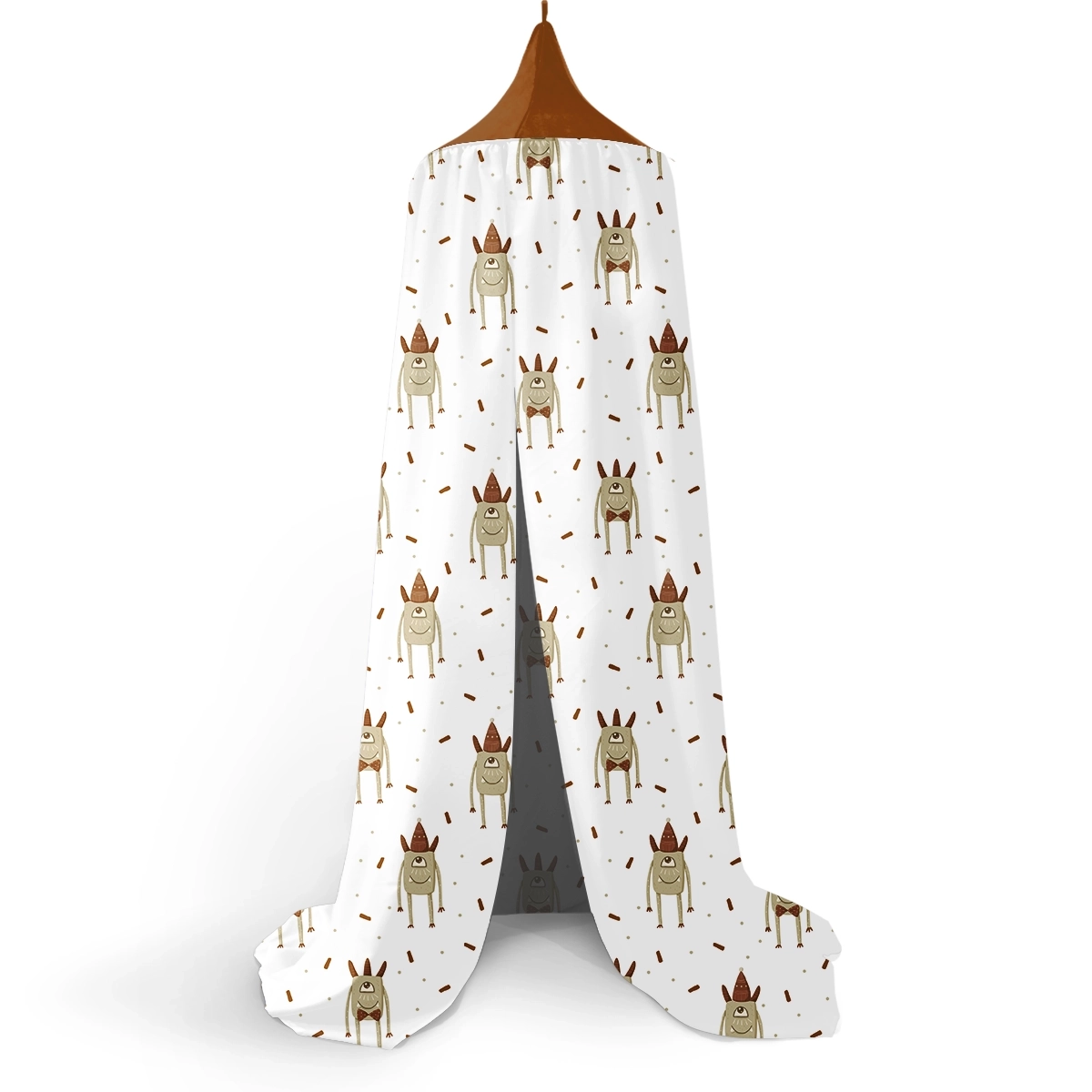 Baldachim MONSTER PARTY wzór D191 | elegancki potworek