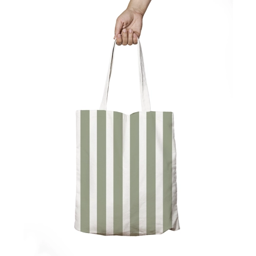 Torba SUMMER wzór SM19 | pasy szarozielone