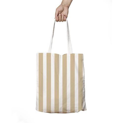 Torba SUMMER wzór SM20 | pasy beżowe