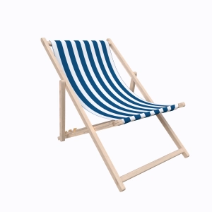 Leżak SUMMER wzór SM21 | pasy granatowe