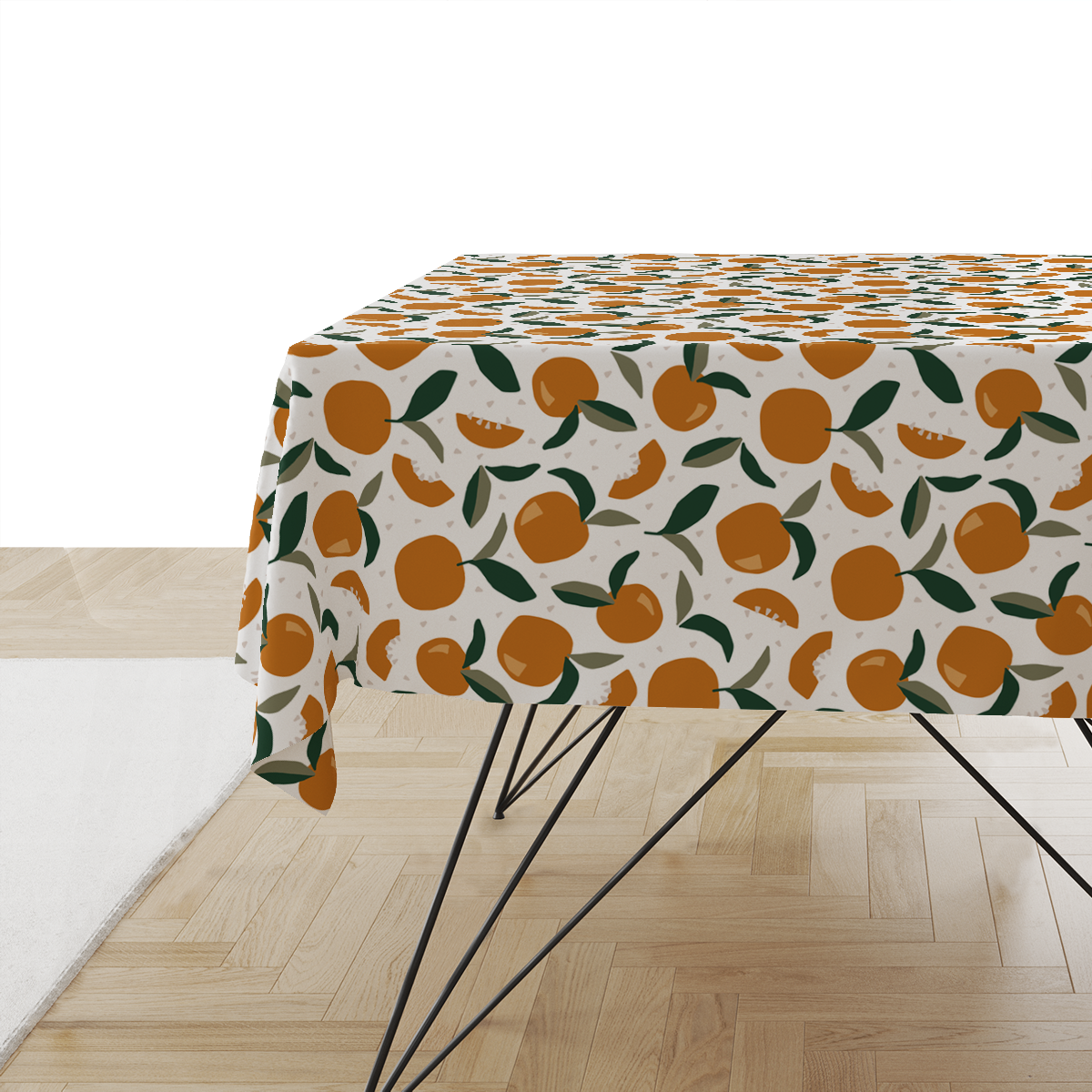 Obrus SUMMER wzór SM27 | geometryczne pomarańcze