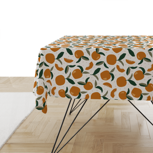 Obrus SUMMER wzór SM27 | geometryczne pomarańcze
