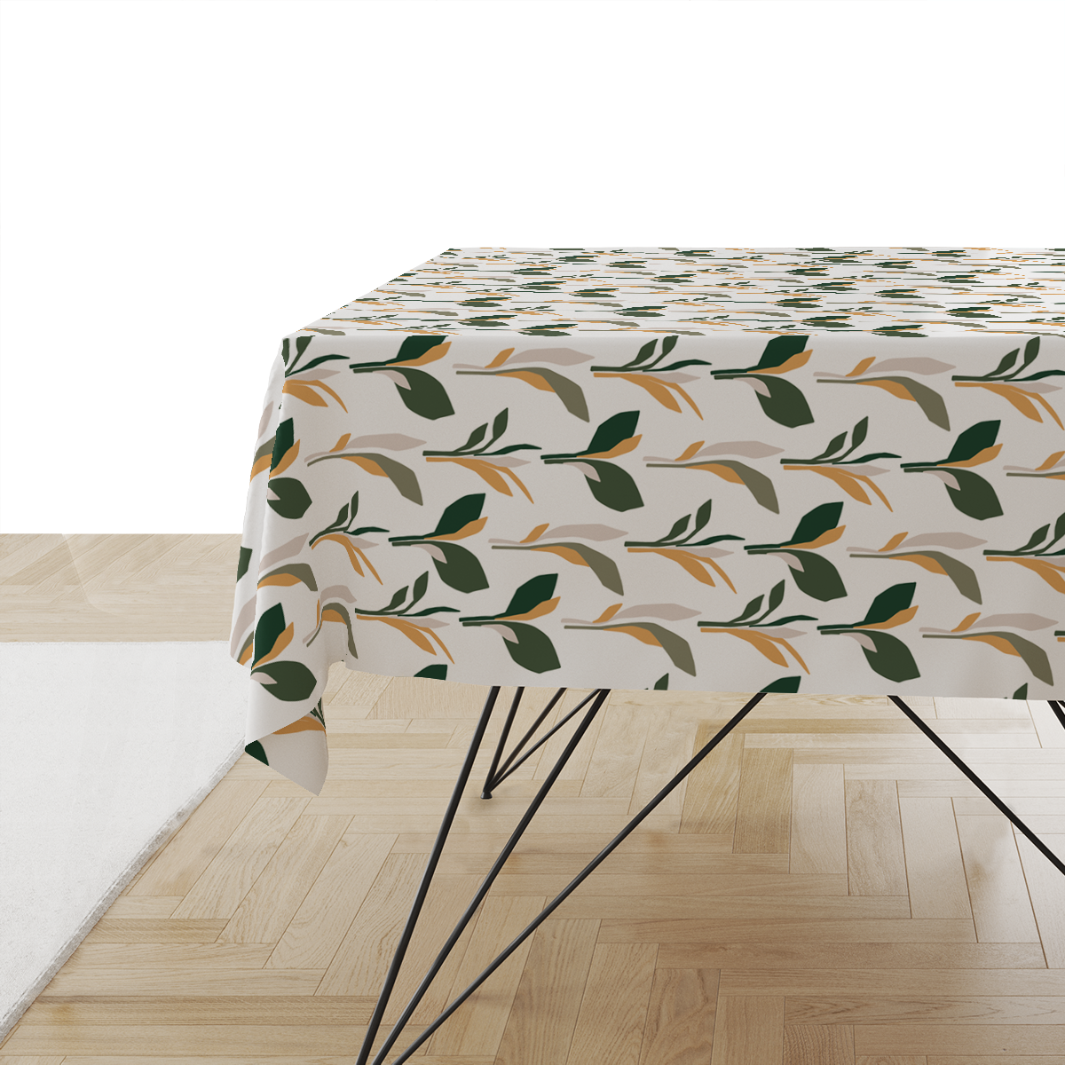 Obrus SUMMER wzór SM29 | geometryczne liście