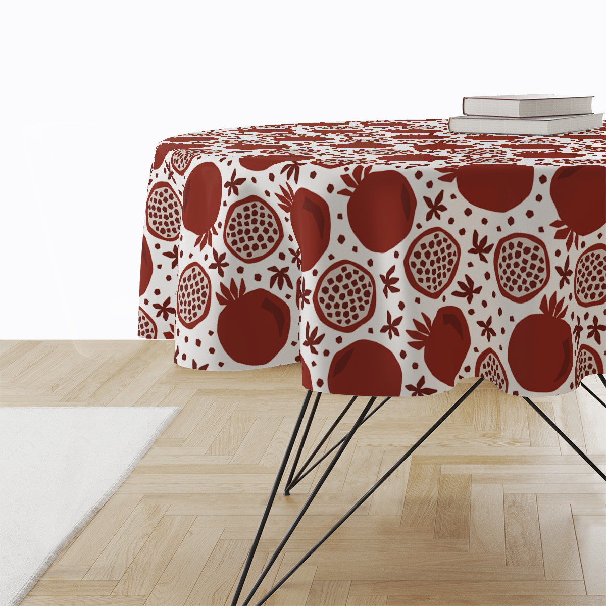 Obrus okrągły SUMMER wzór SM33 | geometryczne granaty