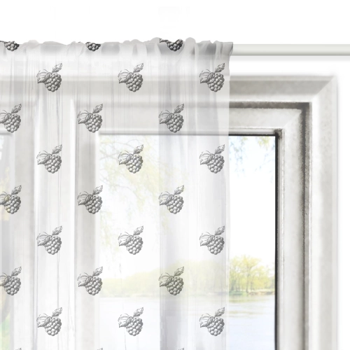 Firana SUMMER wzór SM40 | maliny