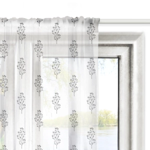 Firana SUMMER wzór SM41 | szkicowane gałązki