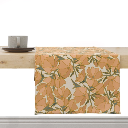 Bieżnik FLORAL wzór F36 | maczki kalifornijskie