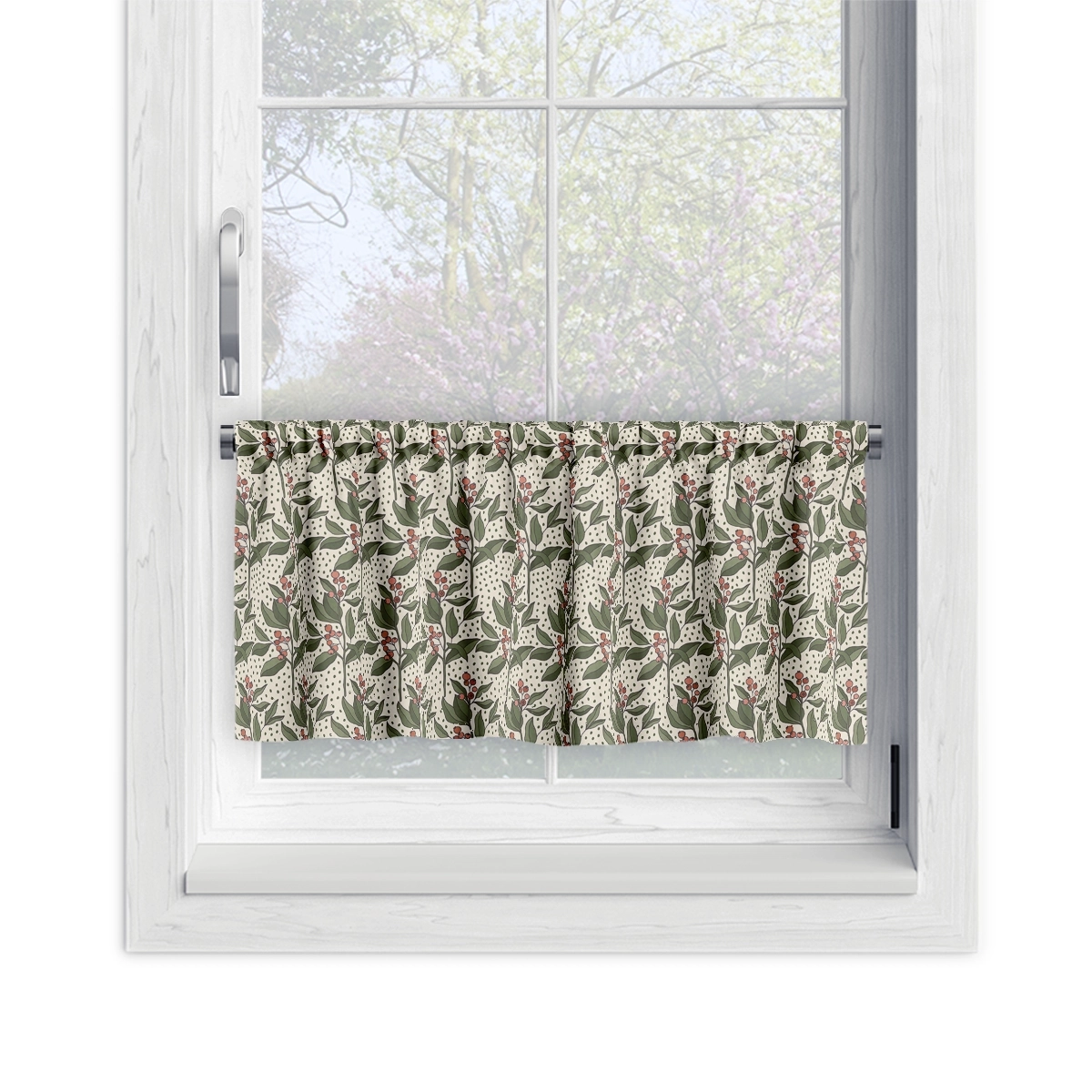 Zazdrostka FLORAL wzór F34 | gałązki żurawiny