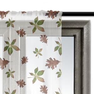 Firana AUTUMN wzór AT33 | dębowe i kasztanowe liście