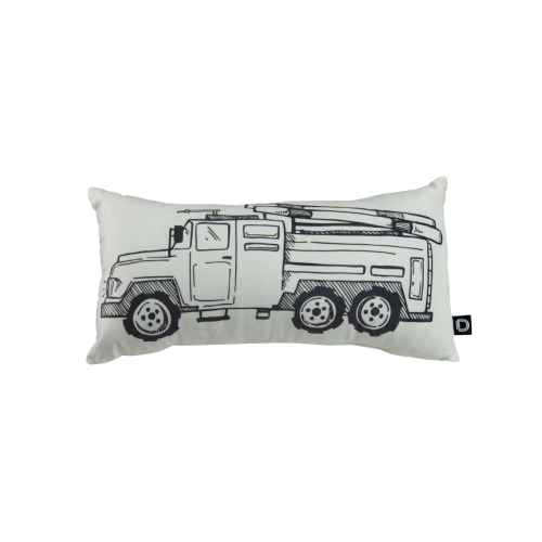 Poduszka CITY LIFE wzór D1123D | wóz strażacki