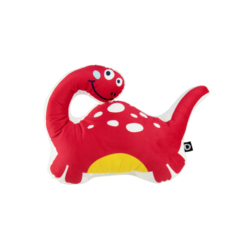 Poduszka DINO WORLD wzór D233D  | czerwony dinozaur