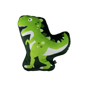 Poduszka DINO WORLD wzór D433D  | zielony dinozaur 